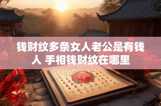 钱财纹多条女人老公是有钱人 手相钱财纹在哪里