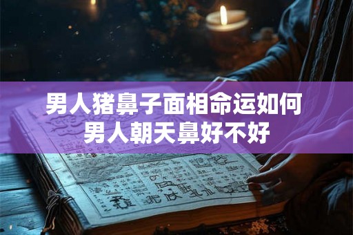 男人猪鼻子面相命运如何 男人朝天鼻好不好 男人猪鼻子面相命运如何 男人朝天鼻好不好