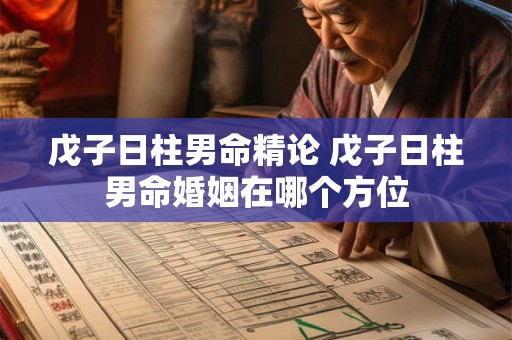 戊子日柱男命精论 戊子日柱男命婚姻在哪个方位