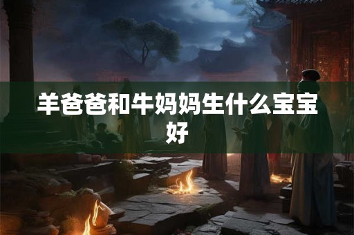 羊爸爸和牛妈妈生什么宝宝好 羊爸爸和牛妈妈生什么宝宝好