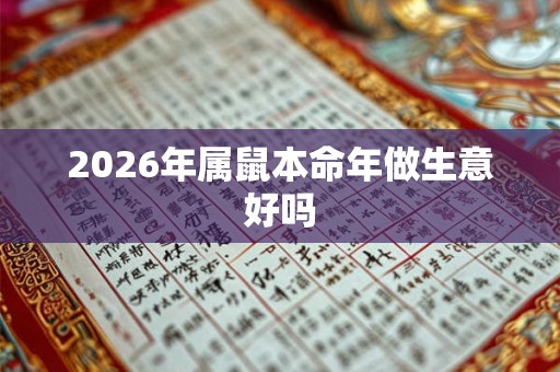 2026年属鼠本命年做生意好吗 2026年属鼠本命年做生意好吗