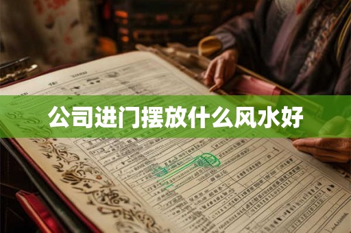 公司进门摆放什么风水好