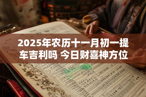 2025年农历十一月初一提车吉利吗 今日财喜神方位 2025年农历十一月初一提车吉利吗 今日财喜神方位