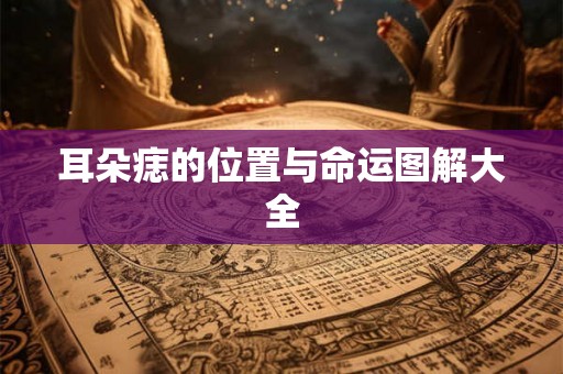 耳朵痣的位置与命运图解大全 耳朵痣的位置与命运图解大全