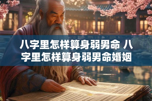八字里怎样算身弱男命 八字里怎样算身弱男命婚姻 八字里怎样算身弱男命 八字里怎样算身弱男命婚姻