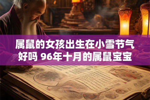 属鼠的女孩出生在小雪节气好吗 96年十月的属鼠宝宝 属鼠的女孩出生在小雪节气好吗 96年十月的属鼠宝宝