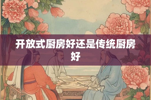 开放式厨房好还是传统厨房好 开放式厨房好还是传统厨房好