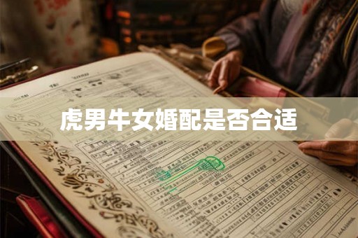 虎男牛女婚配是否合适