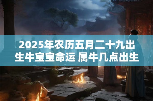 2025年农历五月二十九出生牛宝宝命运 属牛几点出生最好 2025年农历五月二十九出生牛宝宝命运 属牛几点出生最好
