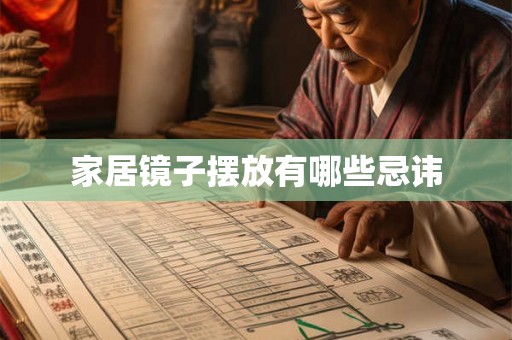 家居镜子摆放有哪些忌讳