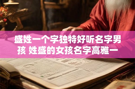 盛姓一个字独特好听名字男孩 姓盛的女孩名字高雅一点的 盛姓一个字独特好听名字男孩 姓盛的女孩名字高雅一点的