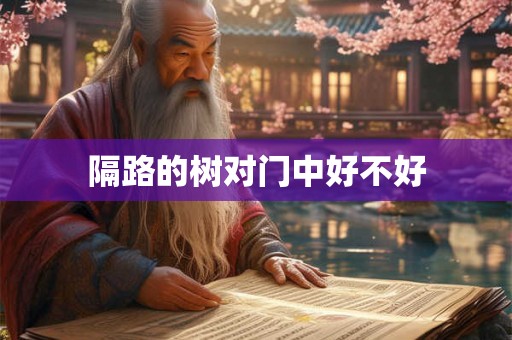 隔路的树对门中好不好 隔路的树对门中好不好