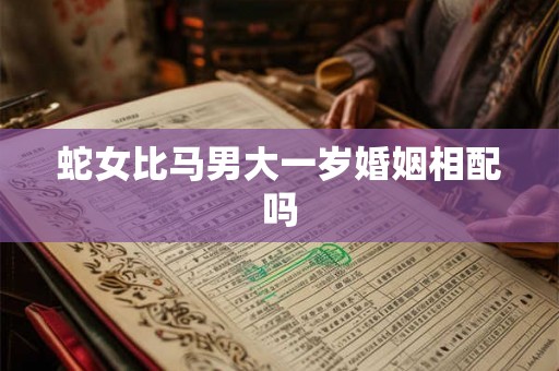 蛇女比马男大一岁婚姻相配吗 蛇女比马男大一岁婚姻相配吗