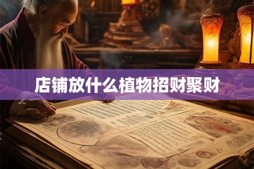 店铺放什么植物招财聚财