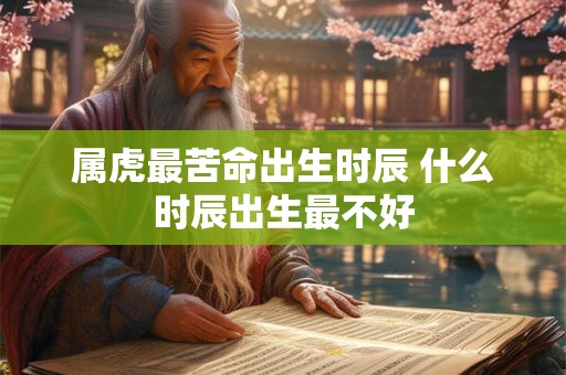 属虎最苦命出生时辰 什么时辰出生最不好 属虎最苦命出生时辰 什么时辰出生最不好