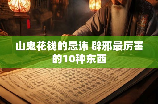 山鬼花钱的忌讳 辟邪最厉害的10种东西 山鬼花钱的忌讳 辟邪最厉害的10种东西