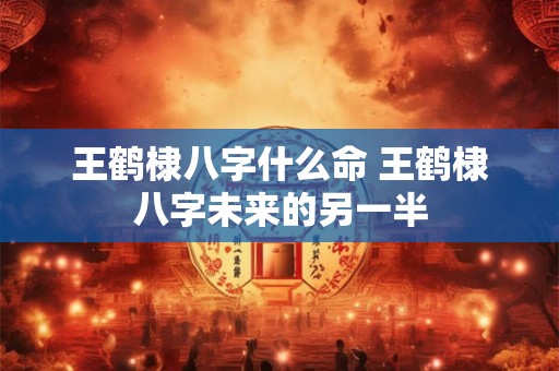 王鹤棣八字什么命 王鹤棣八字未来的另一半