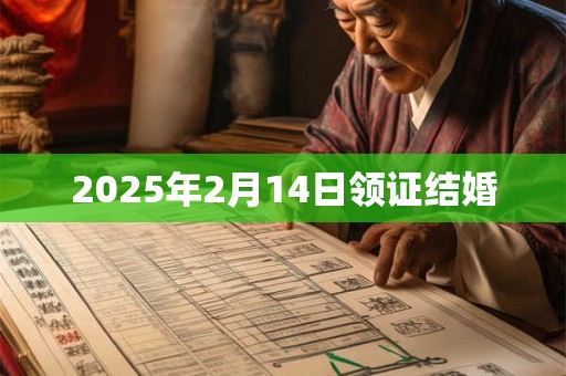 2025年2月14日领证结婚