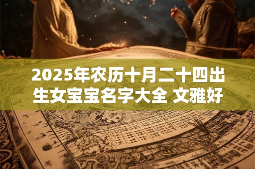 2025年农历十月二十四出生女宝宝名字大全 文雅好听 2025年农历十月二十四出生女宝宝名字大全 文雅好听