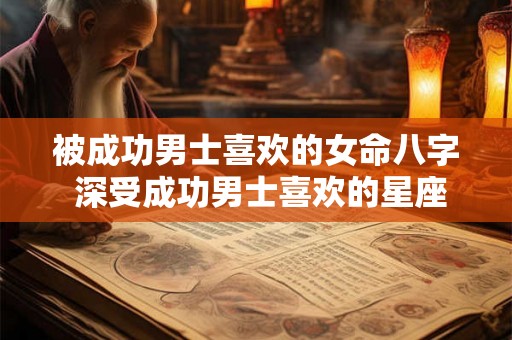 被成功男士喜欢的女命八字 深受成功男士喜欢的星座女