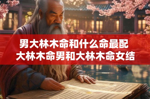 男大林木命和什么命最配 大林木命男和大林木命女结婚好吗