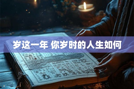岁这一年 你岁时的人生如何 岁这一年 你岁时的人生如何