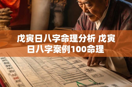 戊寅日八字命理分析 戊寅日八字案例100命理 戊寅日八字命理分析 戊寅日八字案例100命理