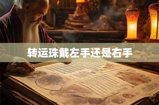 转运珠戴左手还是右手 转运珠戴左手还是右手