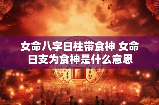 女命八字日柱带食神 女命日支为食神是什么意思 女命八字日柱带食神 女命日支为食神是什么意思