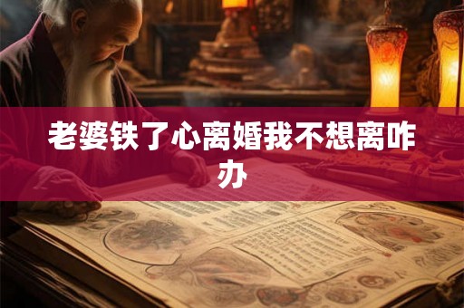 老婆铁了心离婚我不想离咋办 老婆铁了心离婚我不想离咋办