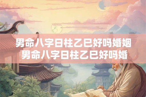 男命八字日柱乙巳好吗婚姻 男命八字日柱乙巳好吗婚姻怎么样 男命八字日柱乙巳好吗婚姻 男命八字日柱乙巳好吗婚姻怎么样