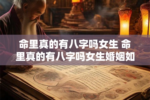 命里真的有八字吗女生 命里真的有八字吗女生婚姻如何 命里真的有八字吗女生 命里真的有八字吗女生婚姻如何