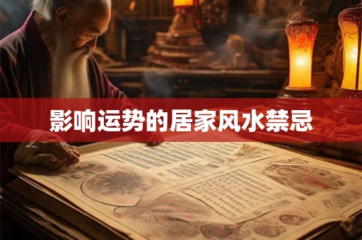 影响运势的居家风水禁忌 影响运势的居家风水禁忌