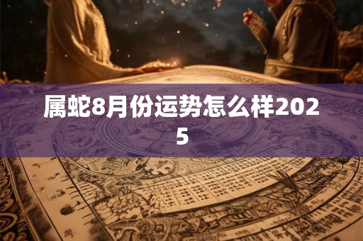 属蛇8月份运势怎么样2025 属蛇8月份运势怎么样2025