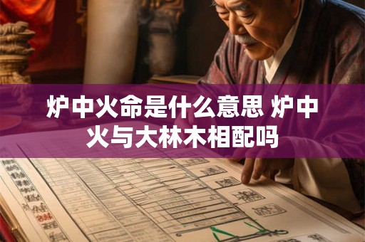 炉中火命是什么意思 炉中火与大林木相配吗 炉中火命是什么意思 炉中火与大林木相配吗