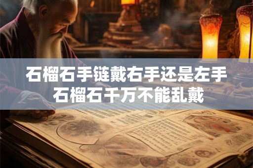 石榴石手链戴右手还是左手 石榴石千万不能乱戴 石榴石手链戴右手还是左手 石榴石千万不能乱戴