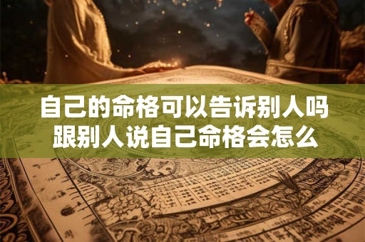 自己的命格可以告诉别人吗 跟别人说自己命格会怎么样