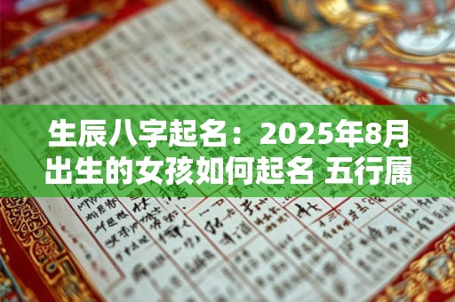 生辰八字起名:2025年8月出生的女孩如何起名 五行属什么 生辰八字起名:2025年8月出生的女孩如何起名 五行属什么
