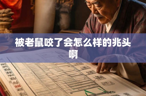 被老鼠咬了会怎么样的兆头啊 被老鼠咬了会怎么样的兆头啊