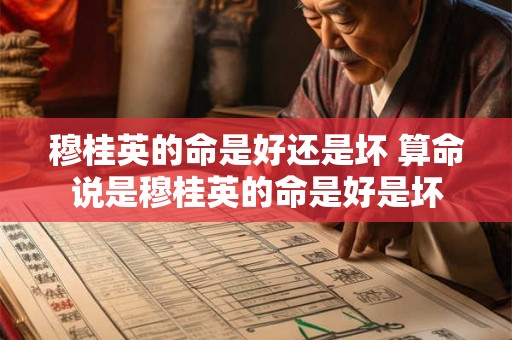 穆桂英的命是好还是坏 算命说是穆桂英的命是好是坏 穆桂英的命是好还是坏 算命说是穆桂英的命是好是坏