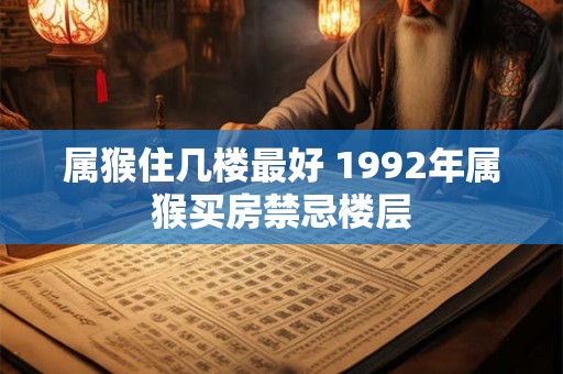 属猴住几楼最好 1992年属猴买房禁忌楼层 属猴住几楼最好 1992年属猴买房禁忌楼层