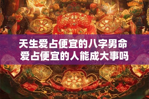 天生爱占便宜的八字男命 爱占便宜的人能成大事吗 天生爱占便宜的八字男命 爱占便宜的人能成大事吗