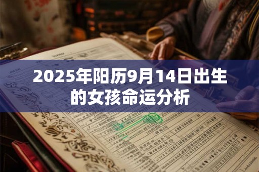 2025年阳历9月14日出生的女孩命运分析