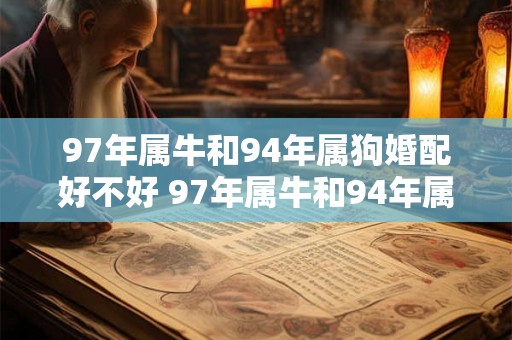 97年属牛和94年属狗婚配好不好 97年属牛和94年属狗合不合