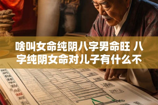 啥叫女命纯阴八字男命旺 八字纯阴女命对儿子有什么不好