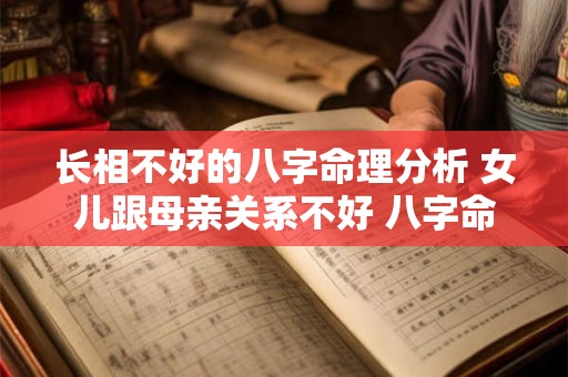 长相不好的八字命理分析 女儿跟母亲关系不好 八字命理 长相不好的八字命理分析 女儿跟母亲关系不好 八字命理