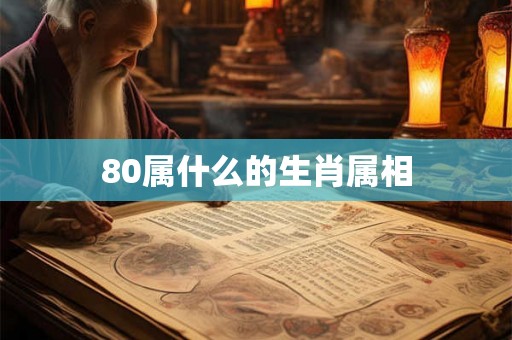 80属什么的生肖属相