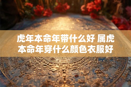 虎年本命年带什么好 属虎本命年穿什么颜色衣服好 虎年本命年带什么好 属虎本命年穿什么颜色衣服好