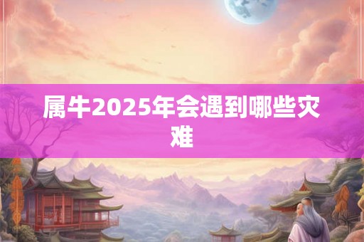 属牛2025年会遇到哪些灾难