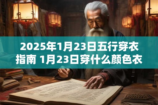 2025年1月23日五行穿衣指南 1月23日穿什么颜色衣服